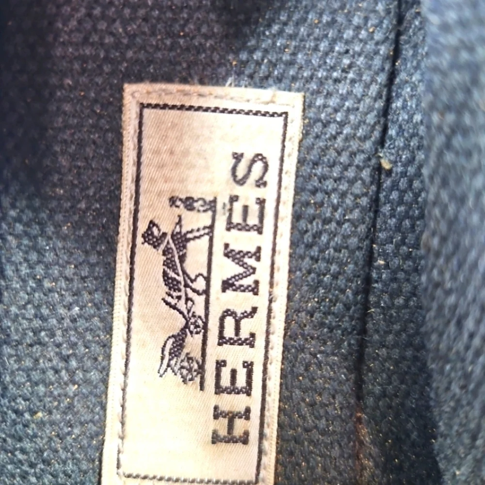 Hermes Black Espadrilles Loafers Size 36